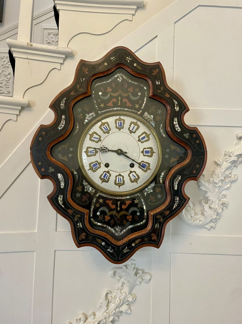 Antique Victorian Quality French Wall Clock